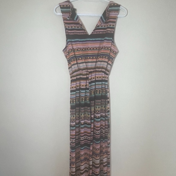 Espresso Tribal print jumpsuit - Picture 5 of 6